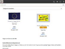 Tablet Screenshot of flaggenland.com